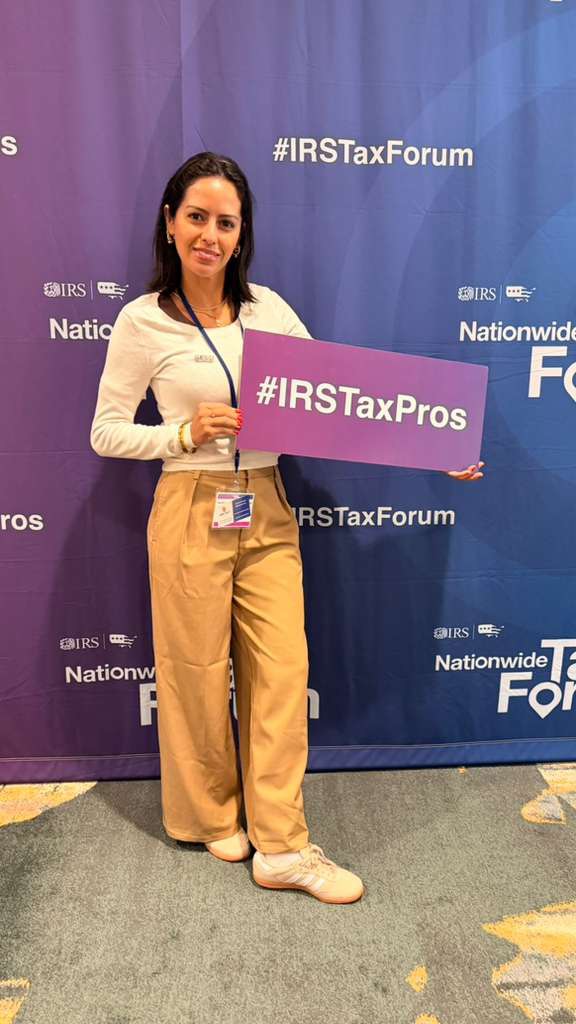 Jessica Diringer at the IRS Nationwide Tax Forum 2026